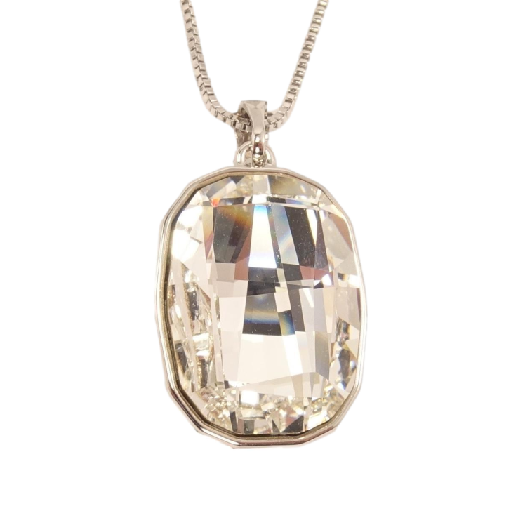 Кулон Xuping колір Родій із кристалами Swarovski на ланцюжку Кристал Clear довжина 46,5-51,5см фото №19 Кулон Xuping колір Родій із кристалами Swarovski на ланцюжку Кристал Clear довжина 46,5-51,5см фото №19