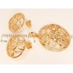 Набор Xuping Позолота 18K Серьги Кулон Декоративные круги фото №2 Набор Xuping Позолота 18K Серьги Кулон Декоративные круги фото №2