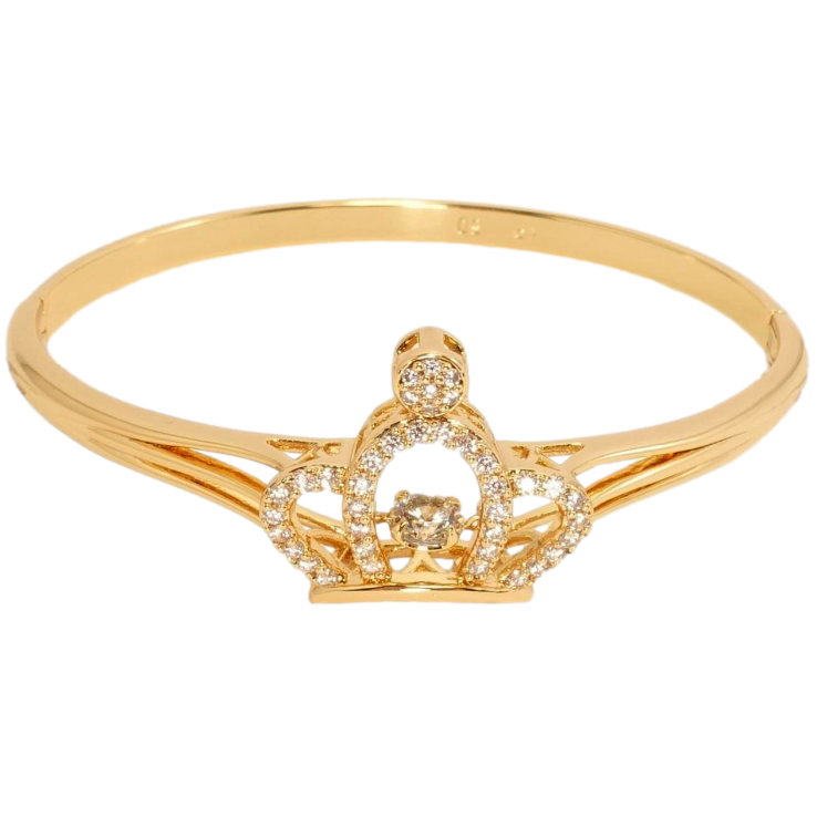 Браслет Xuping Позолота 18K Корона з цирконієм і Танцюючим кристалом ø 6см фото №14 Браслет Xuping Позолота 18K Корона з цирконієм і Танцюючим кристалом ø 6см фото №14