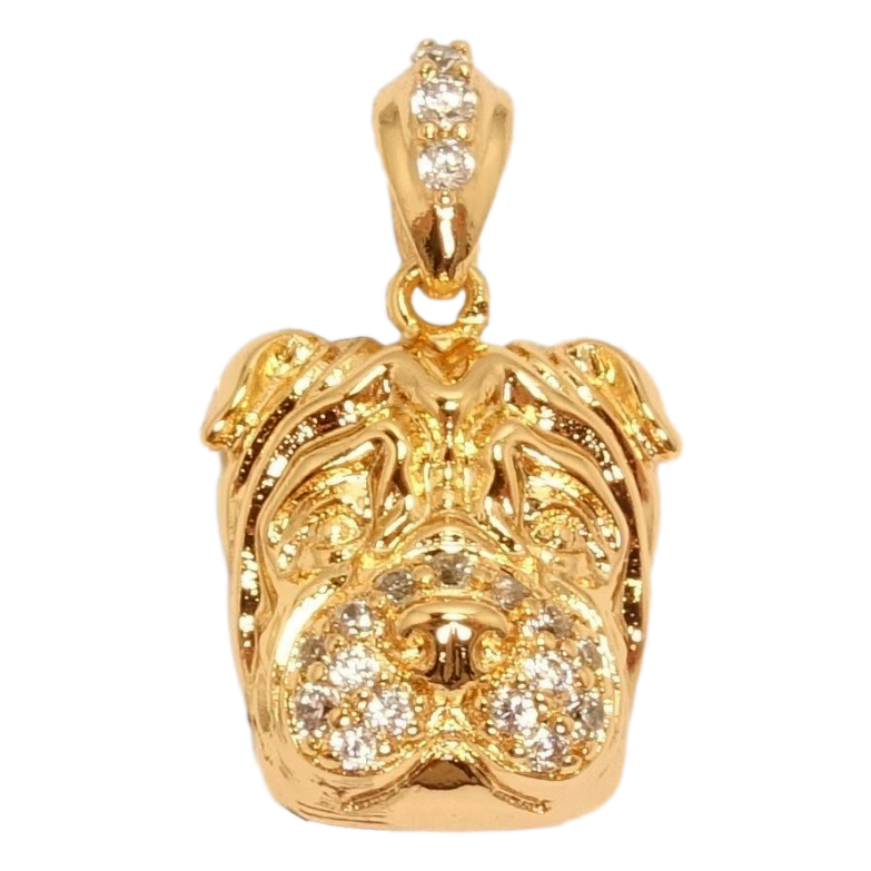 Кулон Xuping Позолота 18K Собача мордочка фото №10 Кулон Xuping Позолота 18K Собача мордочка фото №10