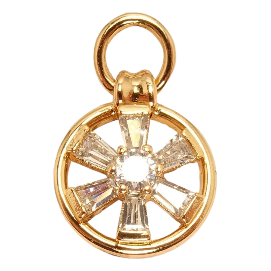 Кулон Xuping Позолота 18 К Сяюча квітка фото №1