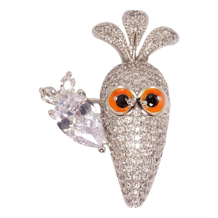 Брошка Xuping Родій Чарівна морквина фото №1