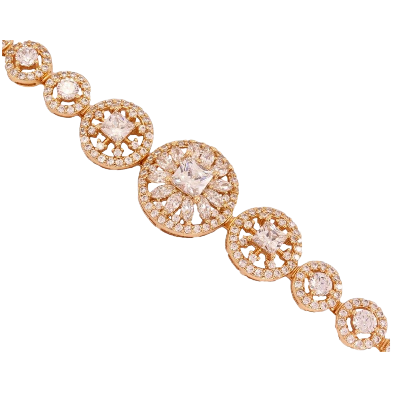 Браслет Xuping Позолота 18K Вишукана розкіш довжина з дод. замком 16,5см; 18,5см х 8-16мм фото №21