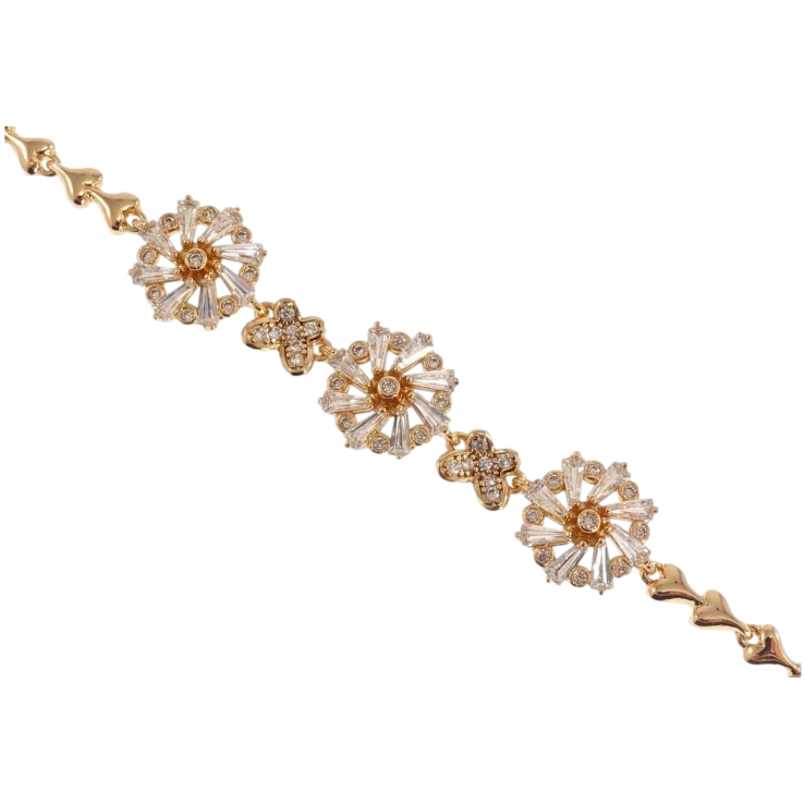 Браслет Xuping Позолота 18K Весняний настрій довжина з дод. замком 17; 19см х 4-11мм фото №22