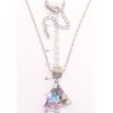 Кулон Xuping колір Родій з кр-ми Swarovski на ланцюжку Кристальний трикутник Paradise Shine дл.40-45,5см х 2мм фото №2 Кулон Xuping колір Родій з кр-ми Swarovski на ланцюжку Кристальний трикутник Paradise Shine дл.40-45,5см х 2мм фото №2