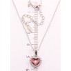 Кулон Xuping колір Родій з кр-ми Swarovski на ланцюжку Кристальне серце Amethy в обрамленні дл.39-44см х фото №2 Кулон Xuping колір Родій з кр-ми Swarovski на ланцюжку Кристальне серце Amethy в обрамленні дл.39-44см х фото №2