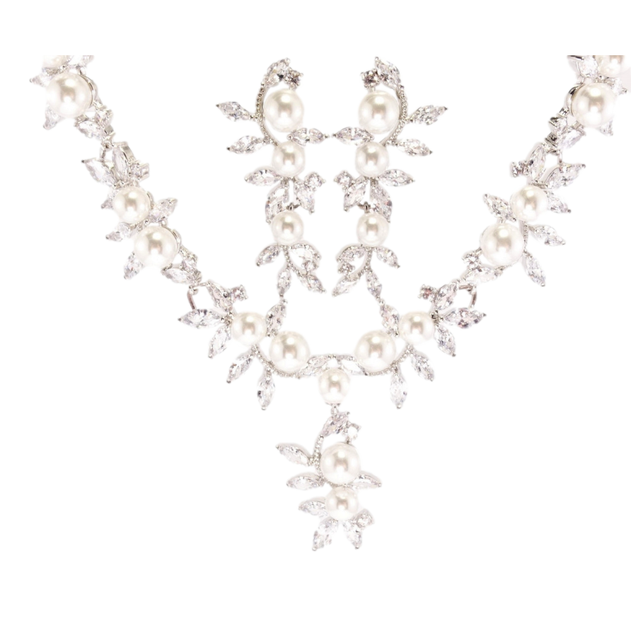 Набор Xuping Родий Серьги Колье Соблазн размер 43см х 5-12мм фото №1 Набор Xuping Родий Серьги Колье Соблазн размер 43см х 5-12мм фото №1