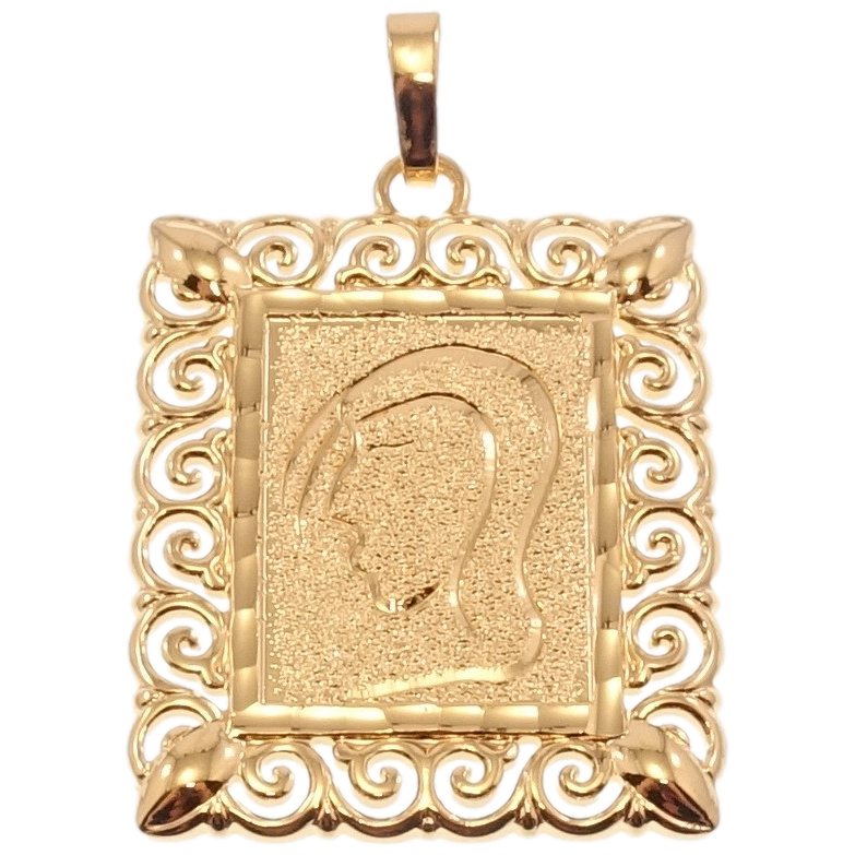 Кулон Xuping Позолота 18 К Прямокутний Медальйон Знак Зодіаку Діва Напилення Шагрень Вензельна Оправа фото №1 Кулон Xuping Позолота 18 К Прямокутний Медальйон Знак Зодіаку Діва Напилення Шагрень Вензельна Оправа фото №1