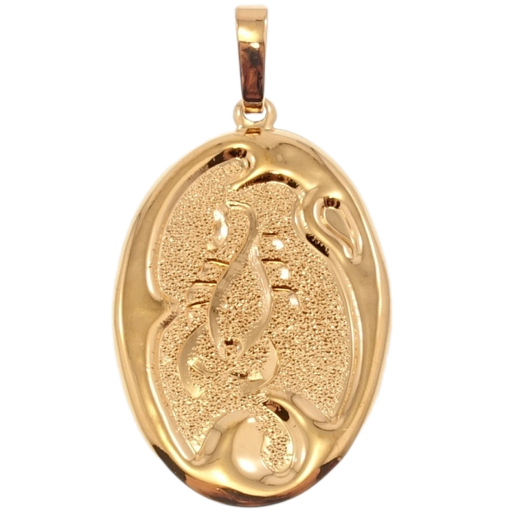 Кулон Xuping Позолота 18 К Овальний Кулон Знак Зодіаку Скорпіон фото №16