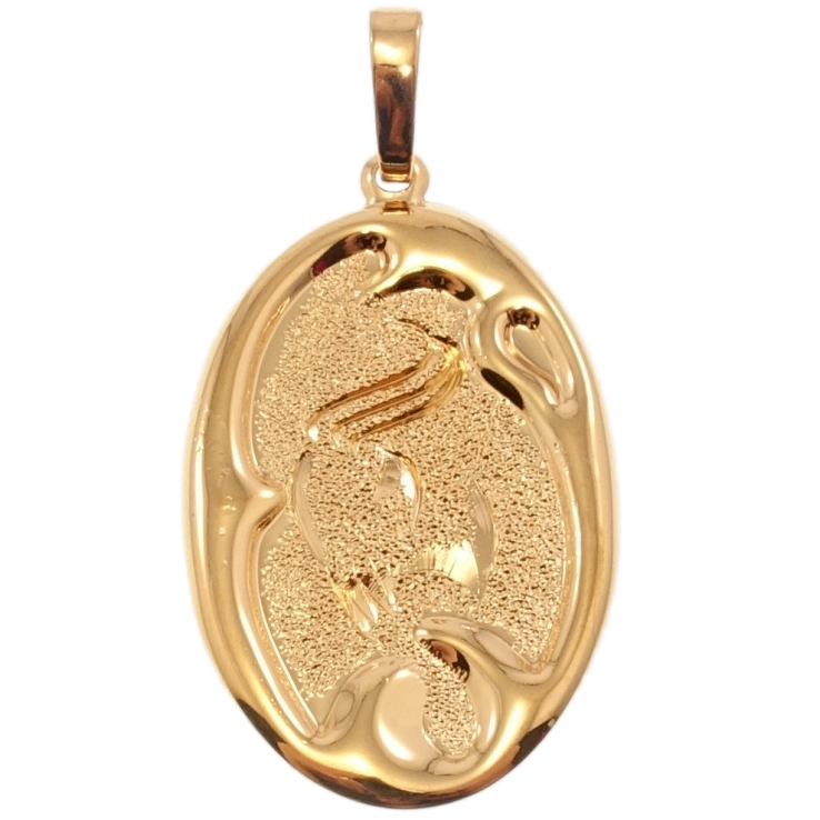 Кулон Xuping Позолота 18 К Овальний Кулон Знак Зодіаку Козеріг фото №21