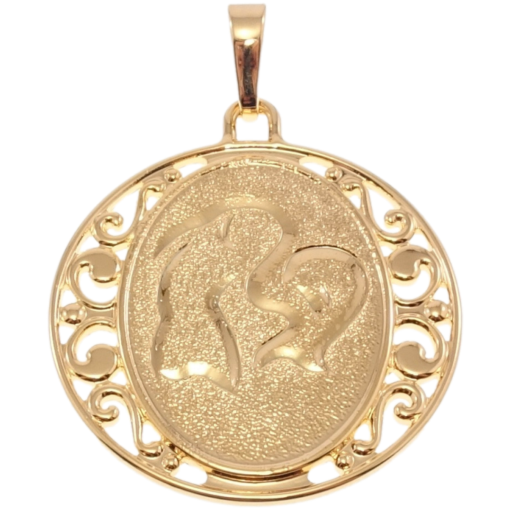 Кулон Xuping Позолота 18 К Знак Зодіаку Риби Декор Шагрень і Вензельний Візерунок фото №8 Кулон Xuping Позолота 18 К Знак Зодіаку Риби Декор Шагрень і Вензельний Візерунок фото №8