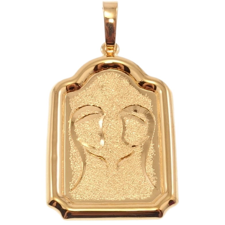 Кулон Xuping Позолота 18 К Знак Зодіаку Близнюки Декор Шагрень фото №1 Кулон Xuping Позолота 18 К Знак Зодіаку Близнюки Декор Шагрень фото №1