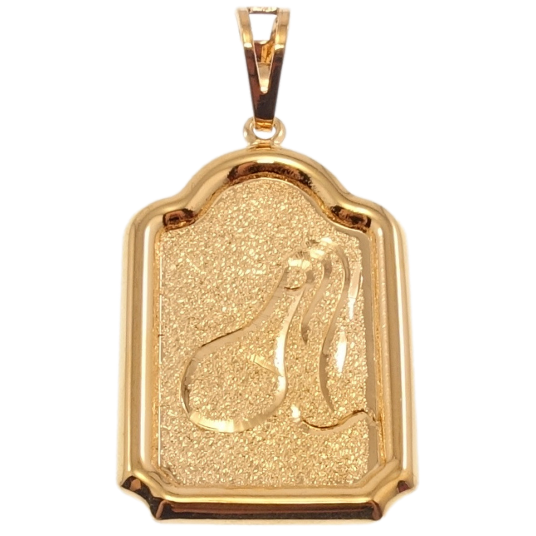 Кулон Xuping Позолота 18 К Знак Зодиака Водолей Декор Шагрень фото №1 Кулон Xuping Позолота 18 К Знак Зодиака Водолей Декор Шагрень фото №1