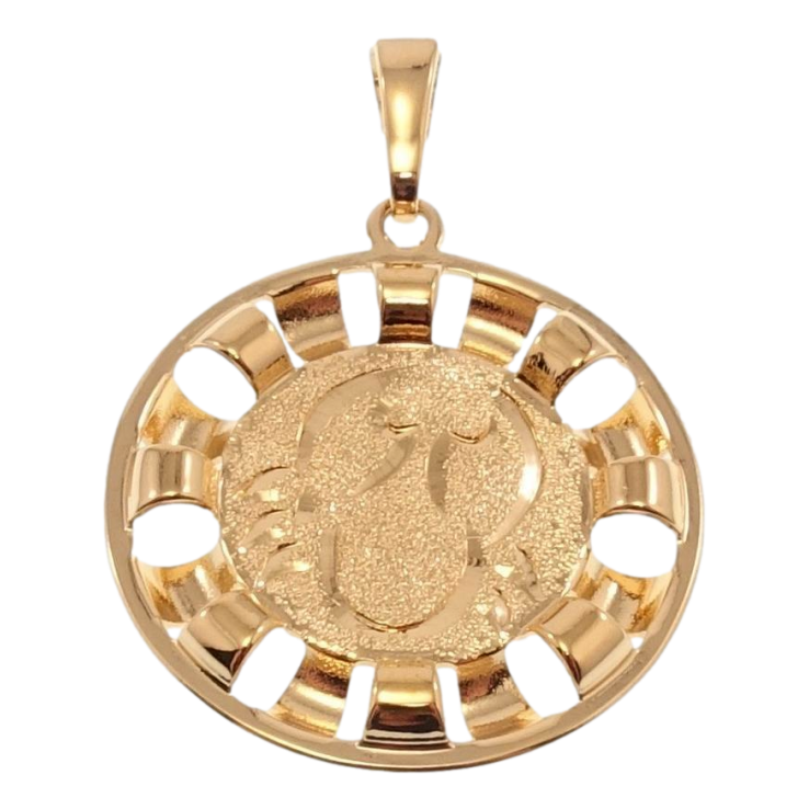 Кулон Xuping Позолота 18 К Знак Зодіаку Рак Декор Шагрень фото №15
