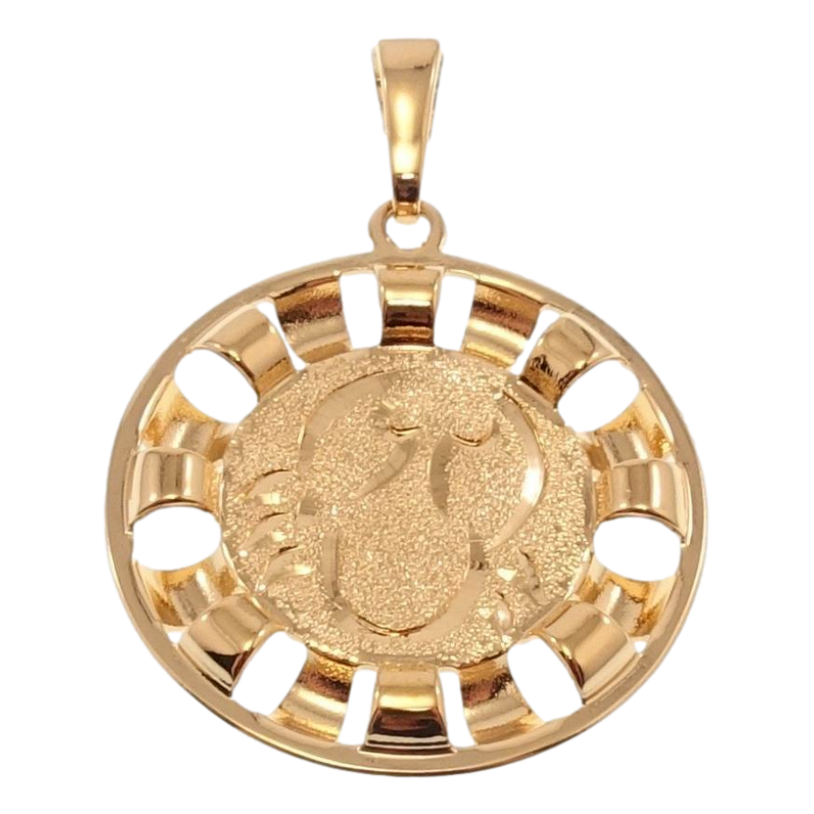 Кулон Xuping Позолота 18 К Знак Зодіаку Рак Декор Шагрень фото №1