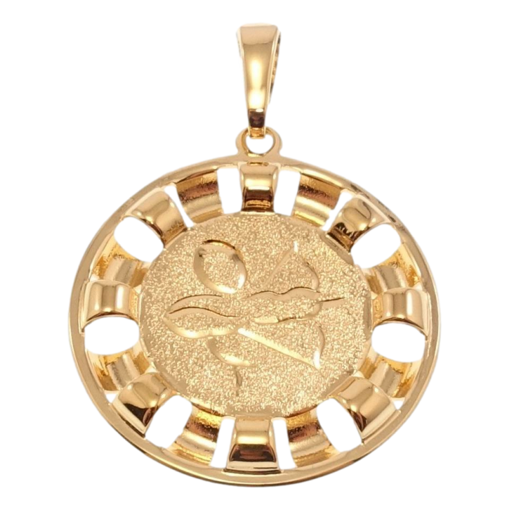 Кулон Xuping Позолота 18 К Знак Зодіаку Стрілець Декор Шагрень фото №4