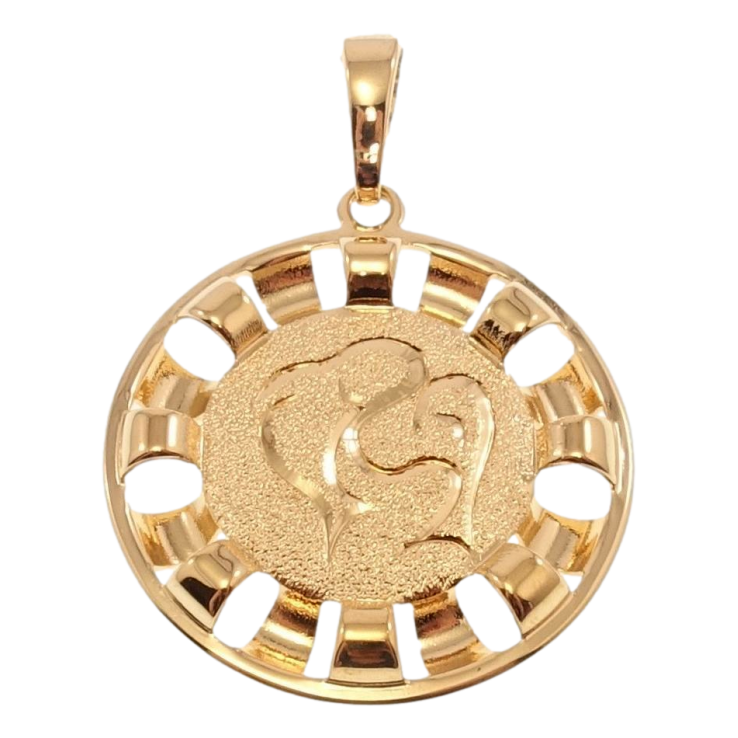 Кулон Xuping Позолота 18 К Знак Зодіаку Риби Декор Шагрень фото №11