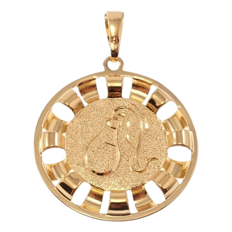 Кулон Xuping Позолота 18 К Знак Зодіаку Водолій Декор Шагрень фото №11