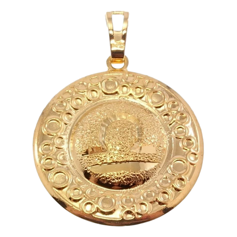 Кулон Xuping Позолота 18 К Знак Зодіаку Терези Чеканка Круги фото №1 Кулон Xuping Позолота 18 К Знак Зодіаку Терези Чеканка Круги фото №1