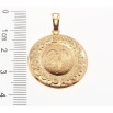 Кулон Xuping Позолота 18 К Знак Зодіаку Овен Чеканка Круги фото №2