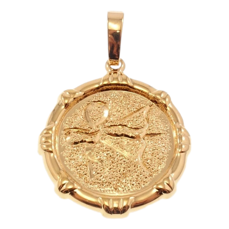 Кулон Xuping Позолота 18 К Знак Зодіаку Стрілець декор шагрень фото №11 Кулон Xuping Позолота 18 К Знак Зодіаку Стрілець декор шагрень фото №11