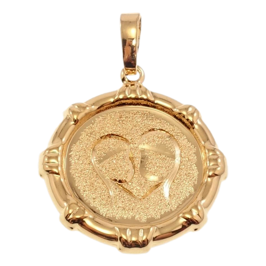 Кулон Xuping Позолота 18 К Знак Зодіаку Близнюки декор шагрень фото №1 Кулон Xuping Позолота 18 К Знак Зодіаку Близнюки декор шагрень фото №1