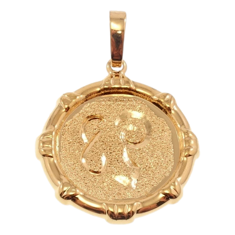 Кулон Xuping Позолота 18 К Знак Зодиака Овен декор шагрень фото №1 Кулон Xuping Позолота 18 К Знак Зодиака Овен декор шагрень фото №1