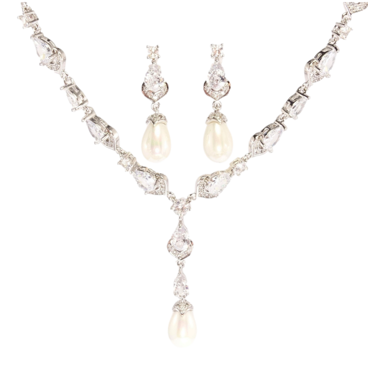 Набір Xuping Родій Сережки Кольє Жозефіна розмір 42,5см х 3-7мм фото №13 Набір Xuping Родій Сережки Кольє Жозефіна розмір 42,5см х 3-7мм фото №13