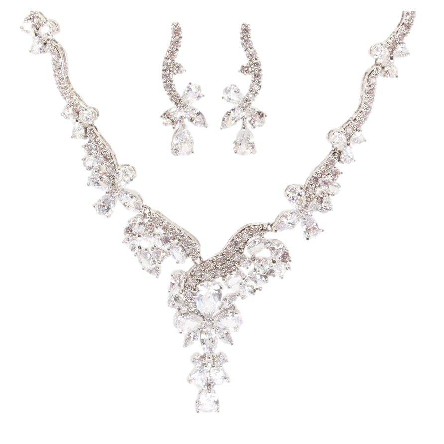 Набор Xuping Родий Серьги Колье Касандра размер 45см х 3-8мм фото №1 Набор Xuping Родий Серьги Колье Касандра размер 45см х 3-8мм фото №1