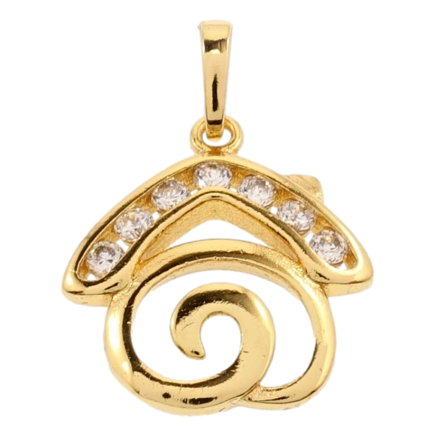 Кулон Xuping Позолота 18 К Дом с вставками циркония фото №1