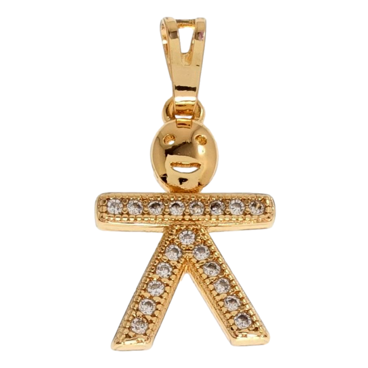 Кулон Xuping Позолота 18 К Чоловічок інкрустація цирконієм фото №7 Кулон Xuping Позолота 18 К Чоловічок інкрустація цирконієм фото №7