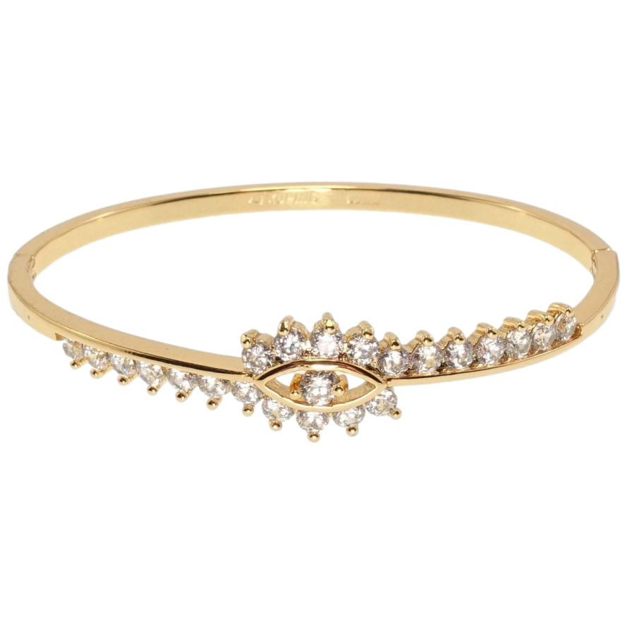 Браслет Xuping Позолота 18K Кристальный глаз ø 6см фото №1