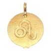 Кулон Xuping Позолота 18 К Круглий Двосторонній Медальйон Знак Зодіаку Лев фото №2 Кулон Xuping Позолота 18 К Круглий Двосторонній Медальйон Знак Зодіаку Лев фото №2