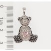 Кулон Xuping Родій Ведмедик інкрустація цирконій фото №2 Кулон Xuping Родій Ведмедик інкрустація цирконій фото №2