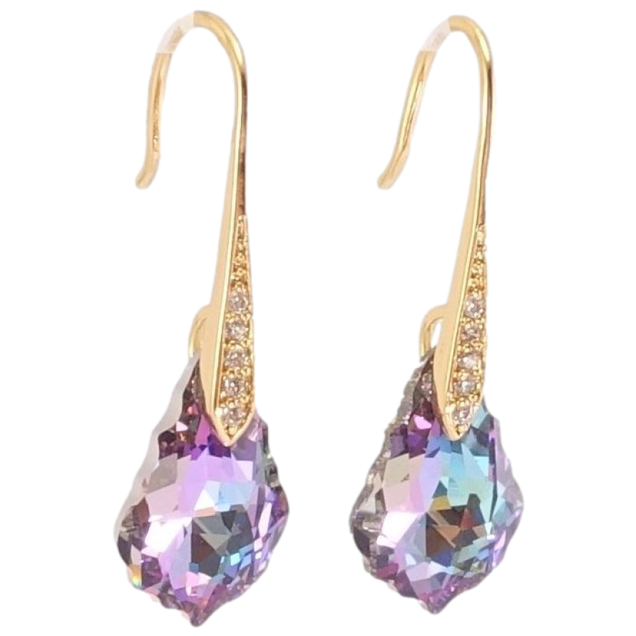 Сережки Xuping колір 18K з кристалами Swarovski французький замок Кристали Paradise Shine фото №1 Сережки Xuping колір 18K з кристалами Swarovski французький замок Кристали Paradise Shine фото №1