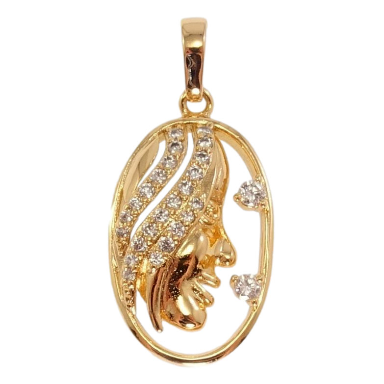 Кулон Xuping Позолота 18K Знак зодіаку Діва фото №4