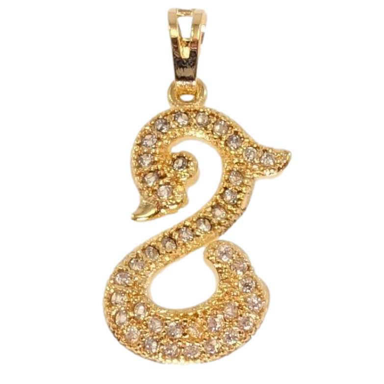 Кулон Xuping Позолота 18K Лебедь фото №2 Кулон Xuping Позолота 18K Лебедь фото №2