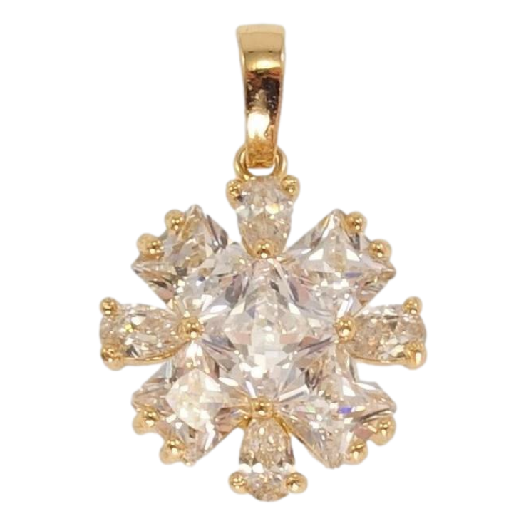 Кулон Xuping Позолота 18K Кристальна квіточка фото №14 Кулон Xuping Позолота 18K Кристальна квіточка фото №14