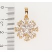 Кулон Xuping Позолота 18K Кристальна квіточка фото №2 Кулон Xuping Позолота 18K Кристальна квіточка фото №2