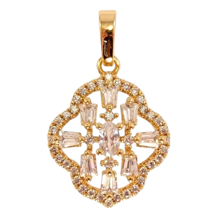 Кулон Xuping Позолота 18K Фигурная кристальная подвеска фото №13