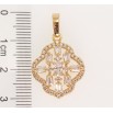 Кулон Xuping Позолота 18K Фигурная кристальная подвеска фото №2