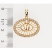 Кулон Xuping Позолота 18K Мусульманська підвіска з написом Аллах та інкрустацією цирконієм фото №2 Кулон Xuping Позолота 18K Мусульманська підвіска з написом Аллах та інкрустацією цирконієм фото №2