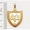 Кулон Xuping Позолота 18K Щит з написом Аллах фото №2