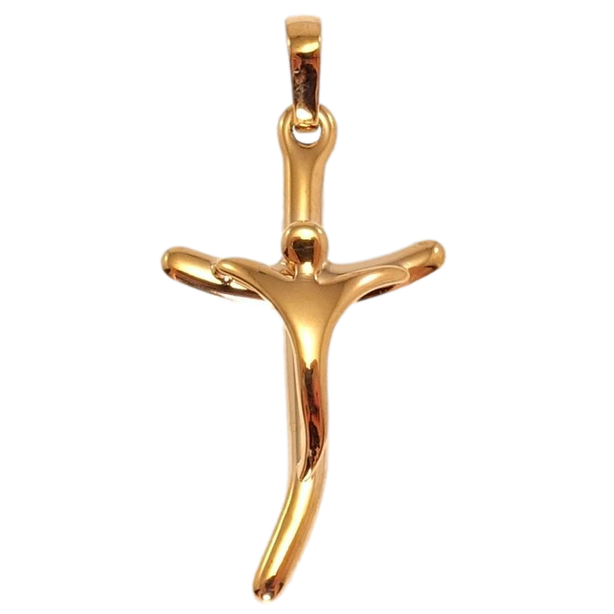 Кулон Xuping Позолота РО Декоративный Крест с Распятием фото №1