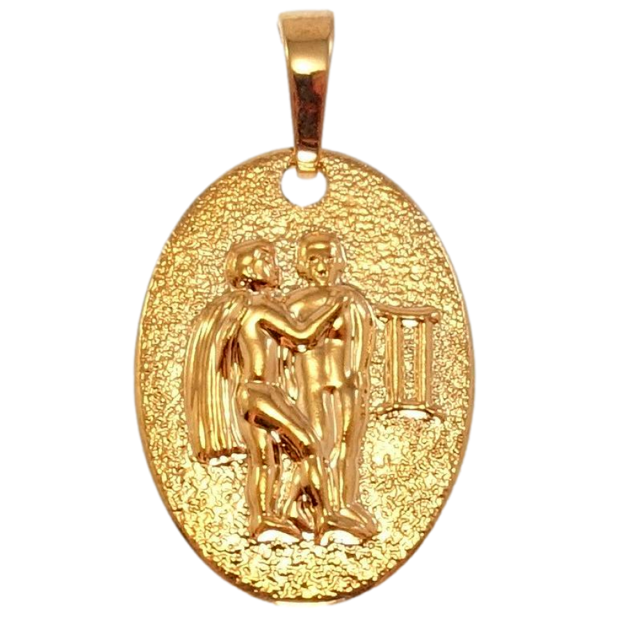 Кулон Xuping Позолота РВ Знак Зодіаку Близнюки фото №1