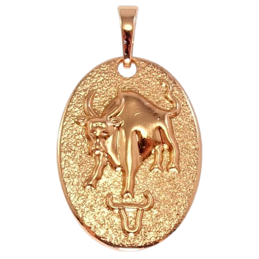 Кулон Xuping Позолота РВ Знак Зодіаку Телець фото №1