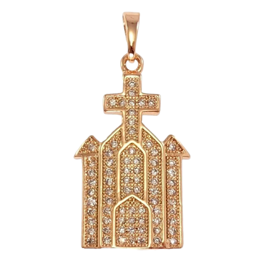 Кулон Xuping Позолота РВ Католицька Xupingам інкрустація цирконій фото №1