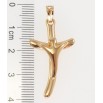 Кулон Xuping Позолота 18K Декоративний Хрест із Розп'яттям фото №2