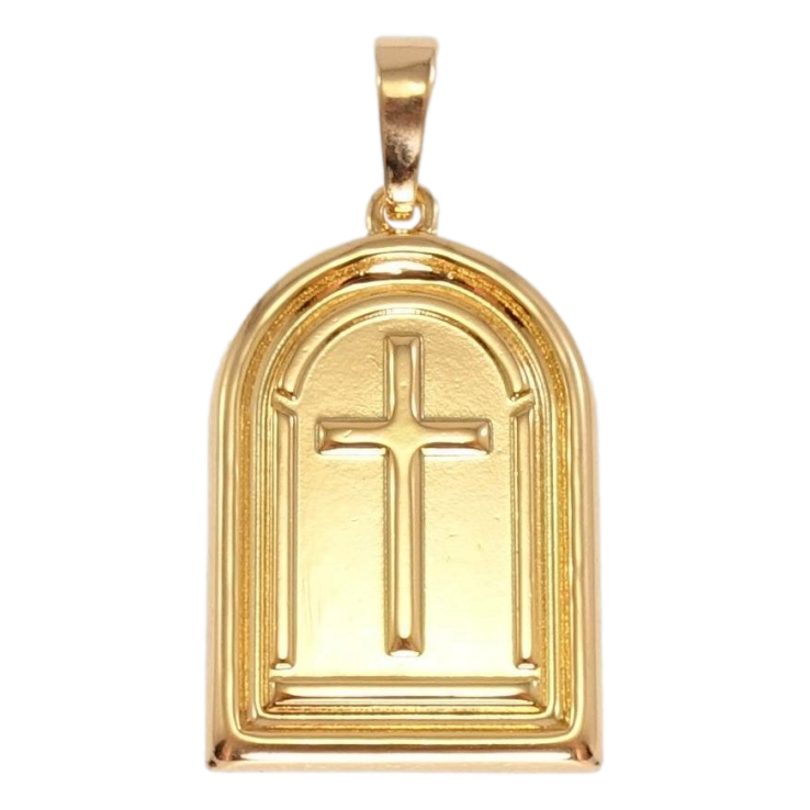 Кулон Xuping Позолота 18K Ладанка з Хрестом фото №8 Кулон Xuping Позолота 18K Ладанка з Хрестом фото №8