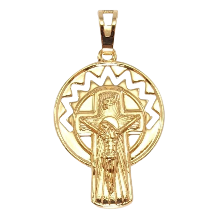 Кулон Xuping Позолота 18K Декоративний Хрест із Розп'яттям фото №1 Кулон Xuping Позолота 18K Декоративний Хрест із Розп'яттям фото №1